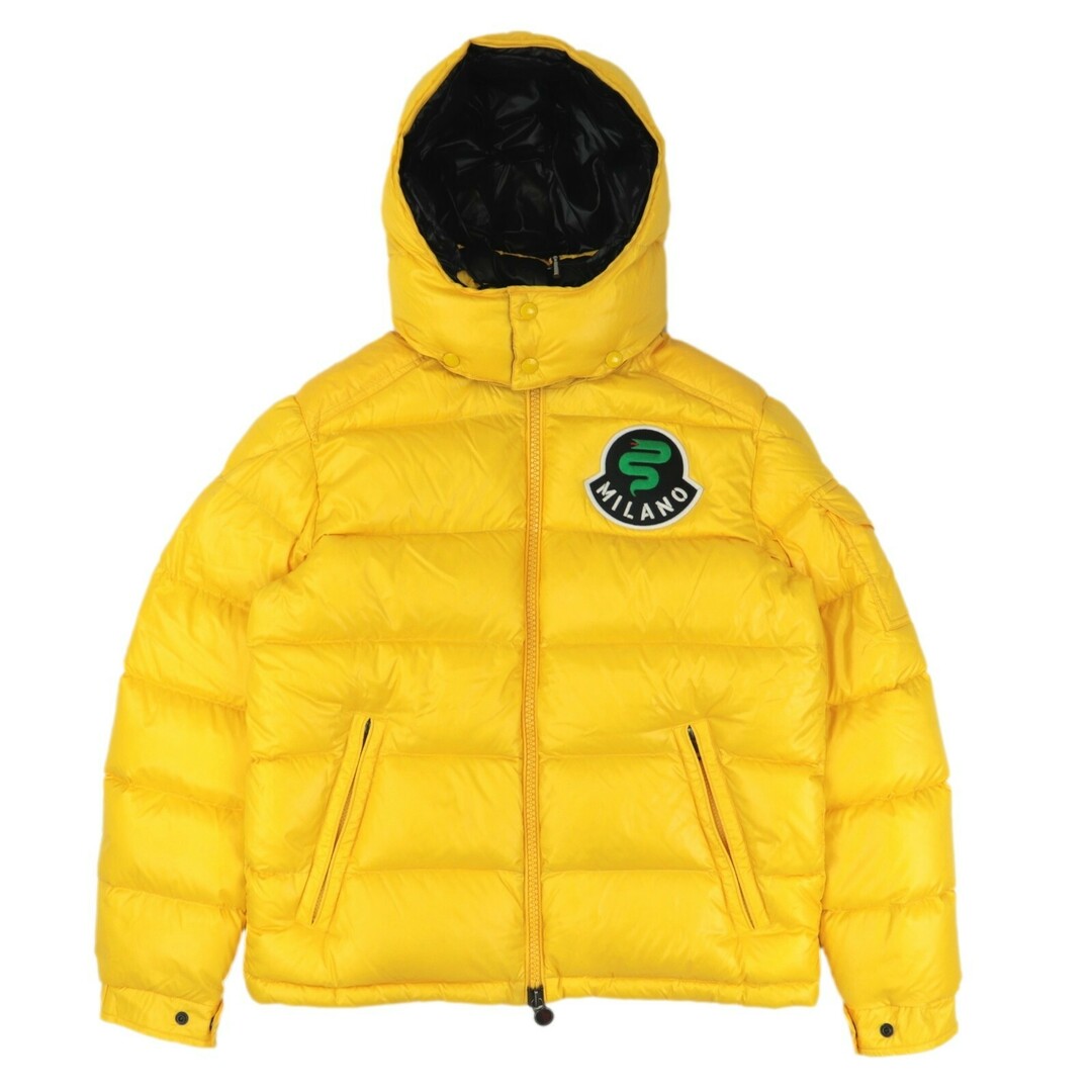 【クリアランスSALE】美品 モンクレール ジーニアス 19年 マヤ MAYA ダウンジャケット メンズ 黄色 2 HOUSE OF GENIUS MILANO MONCLER GENIUS