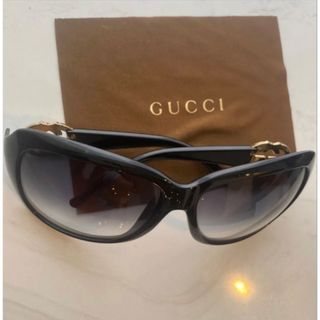 グッチ(Gucci)のGUCCIサングラス　レディース　黒(サングラス/メガネ)