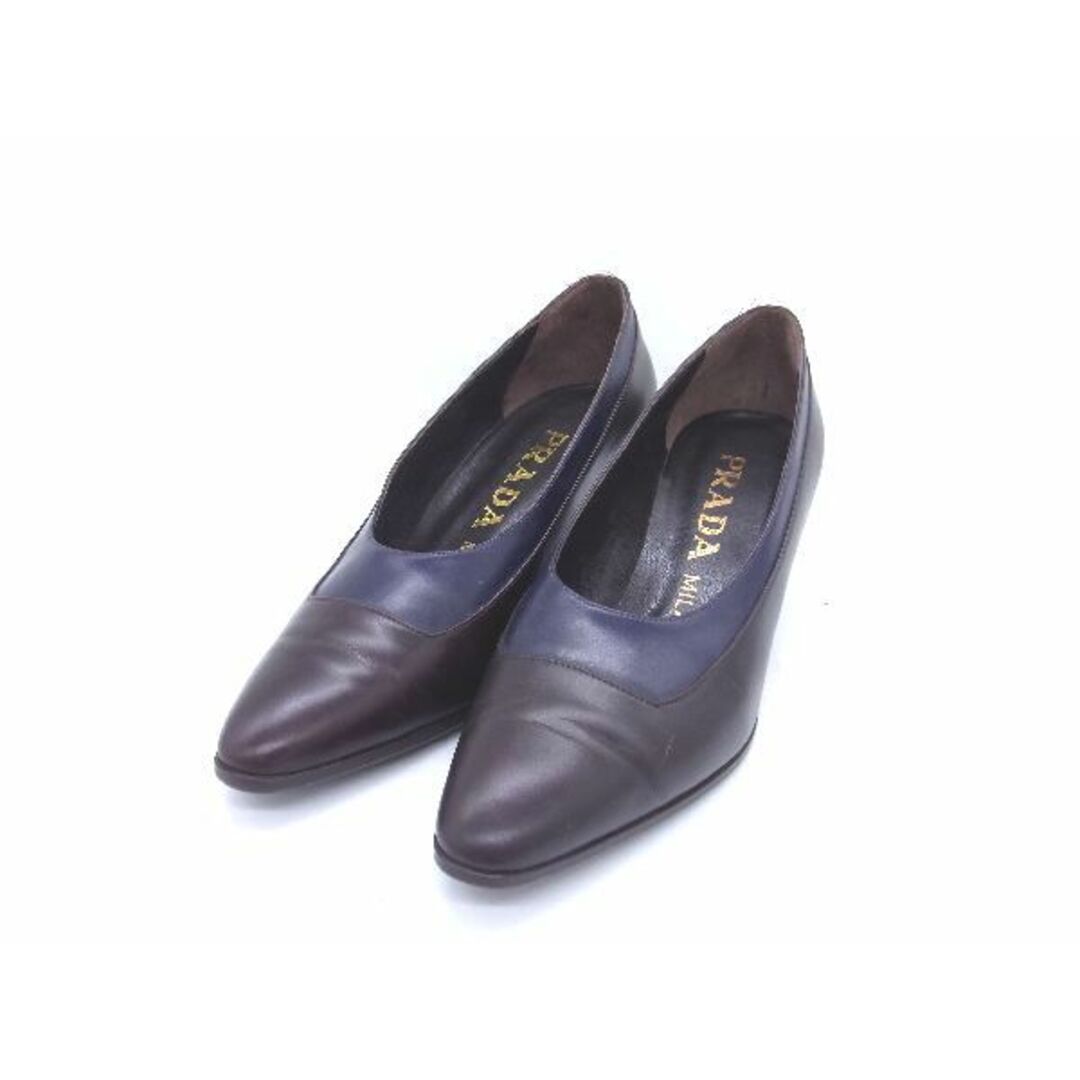 【美品】PRADA プラダ　靴　シューズ　黒　パンプス 35 1/2 22.5