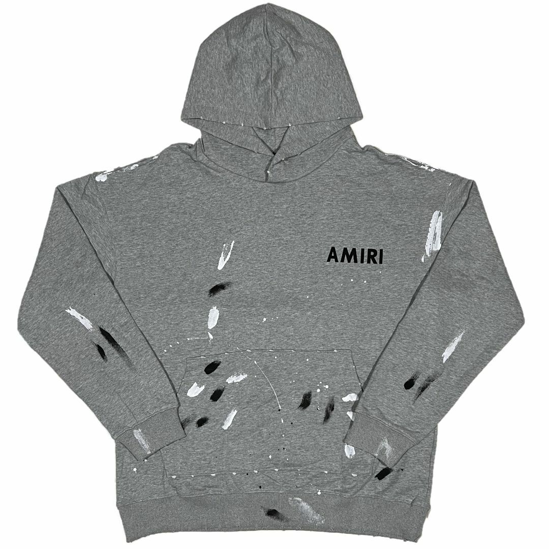 タイププルオーバーAMIRI アミリ 新品 プリントパーカー ブラック Sサイズ