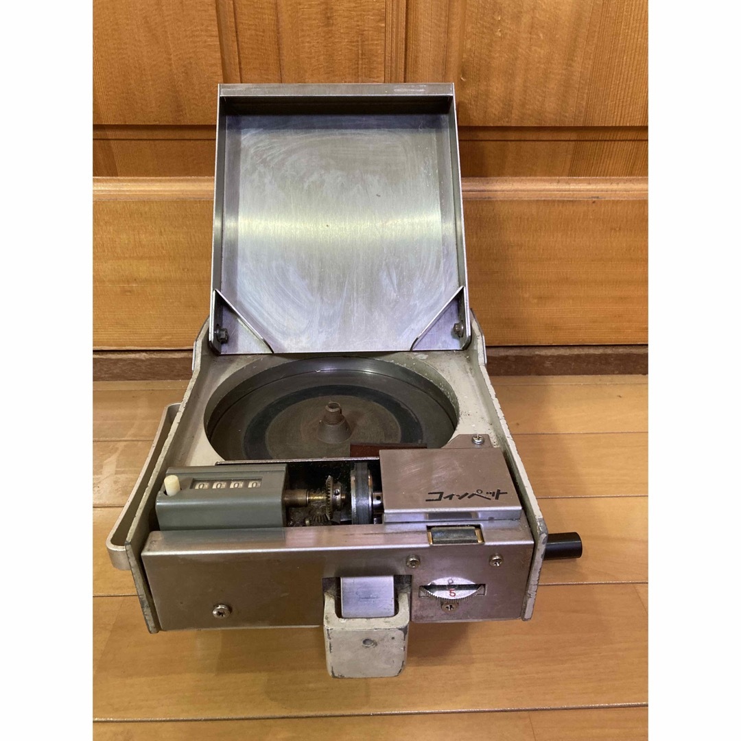レトロ【小型硬貨計数機】グローリー コインペットTYPE CR-