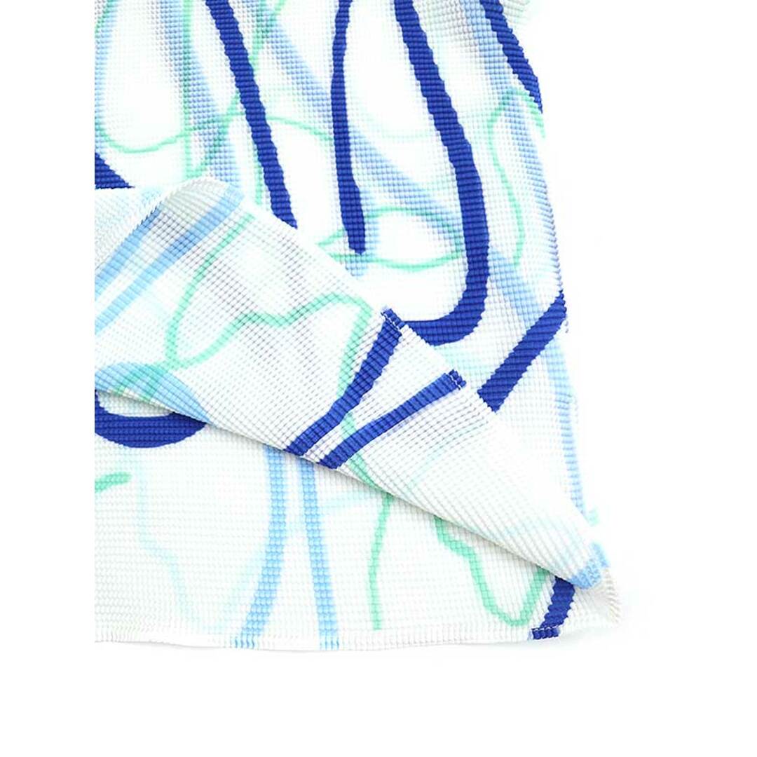 ISSEY MIYAKE(イッセイミヤケ)のme ISSEY MIYAKE ミーイッセイ ミヤケ 23AW HOWAN ストレッチプリーツTシャツ ホワイト F レディースのトップス(カットソー(半袖/袖なし))の商品写真