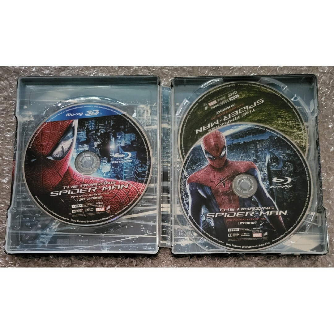 アメイジング・スパイダーマン スチールブック　シリーズ２作品セット エンタメ/ホビーのDVD/ブルーレイ(外国映画)の商品写真