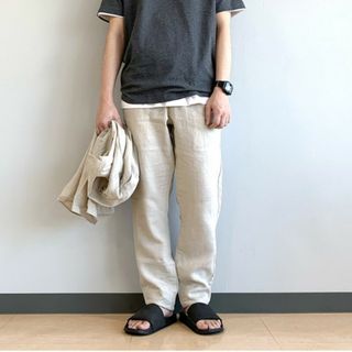 MUJI LABO チノカーゴワイドパンツmujilabo