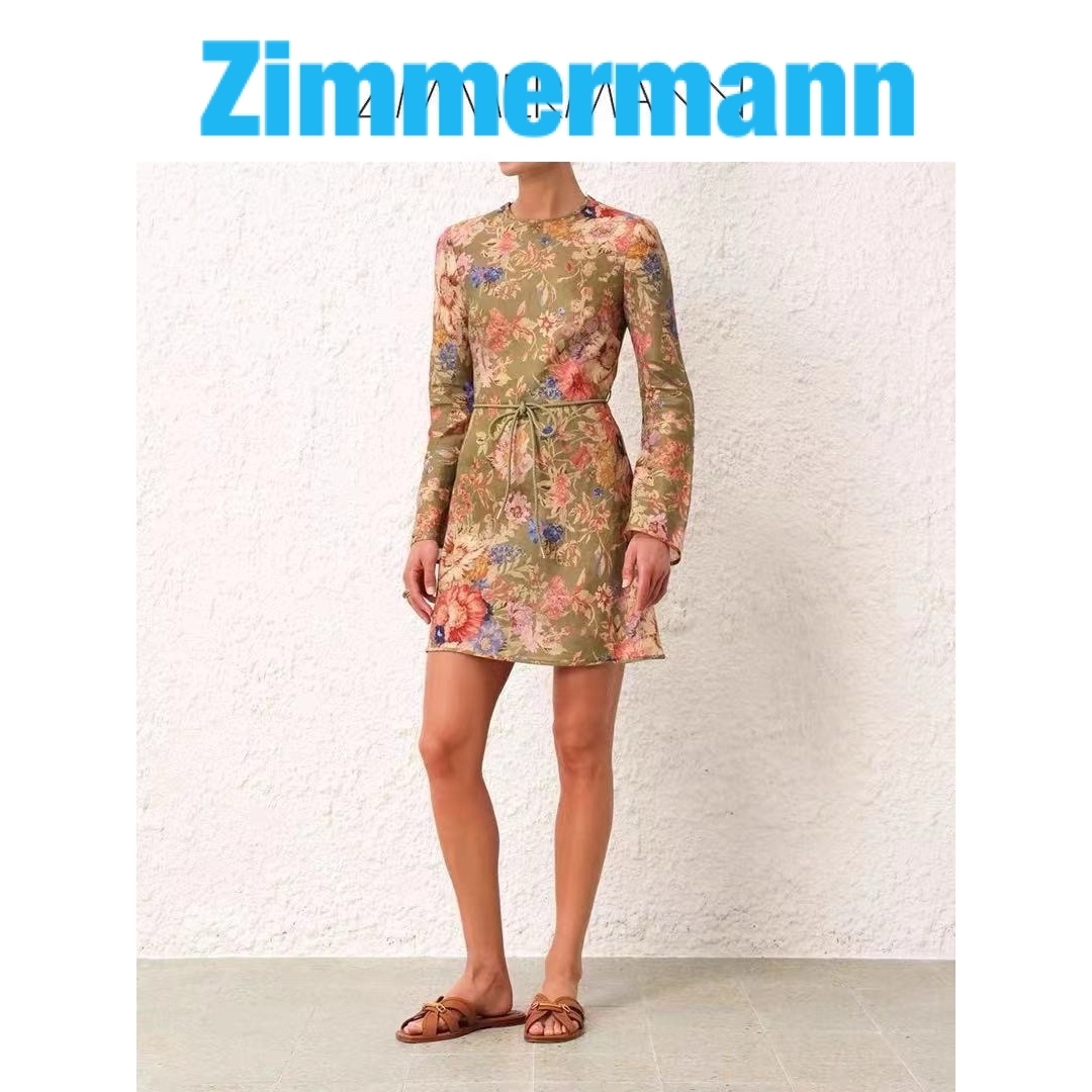 ❇️Zimmermann正規23秋新作ジンマーマン花柄ドレス