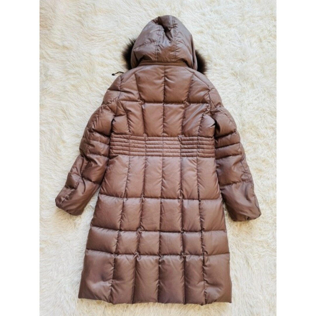 23区 - 【23区】美品 ダウンコート ラクーンファー 40 ダークブラウン