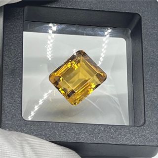 美品/シトリン/天然宝石/ルース/13.9ct(その他)