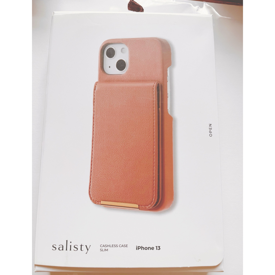 salisty(サリスティ)のiPhone13 salisty キャッシュレスケース (ミスティピンク) スマホ/家電/カメラのスマホアクセサリー(iPhoneケース)の商品写真