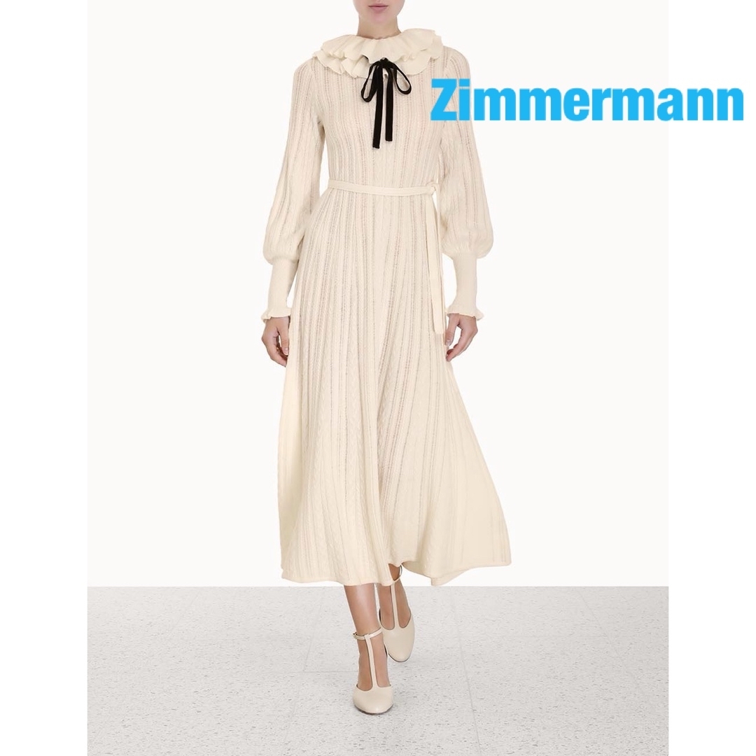 BCBG❇️Zimmermann正規23秋新作ジンマーマンニットウールワンピース