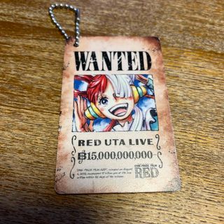 ワンピース(ONE PIECE)のuta 手配書　ウォンテッドキーホルダー(キーホルダー)