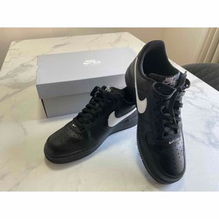 ナイキ(NIKE)のNIKE AIR FORCE 1 LOW “BLACK/WHITE size27(スニーカー)