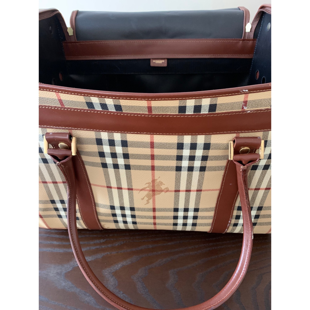 BURBERRY(バーバリー)のはるかさん専用　ペット用キャリーバッグ(Burberry) その他のペット用品(かご/ケージ)の商品写真