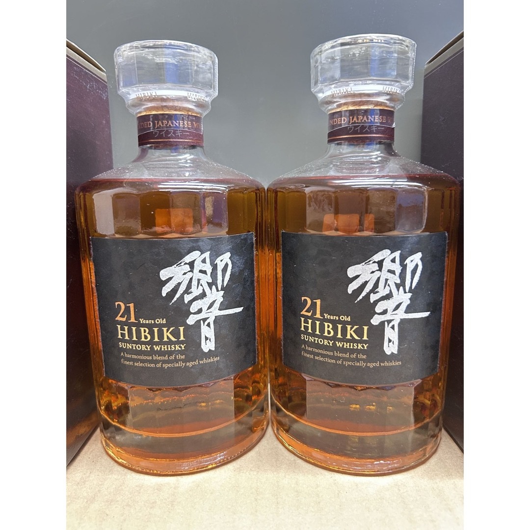 2本　サントリー 響21年 HIBIKI 700ml 43％ 箱付 未開詮 古酒