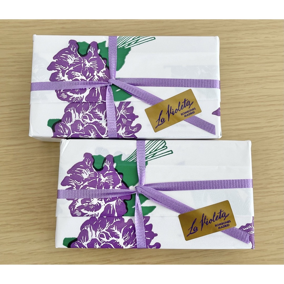 スペイン ラ・ヴィオレッタ すみれのキャンディー 100g×2箱 新品未開封品