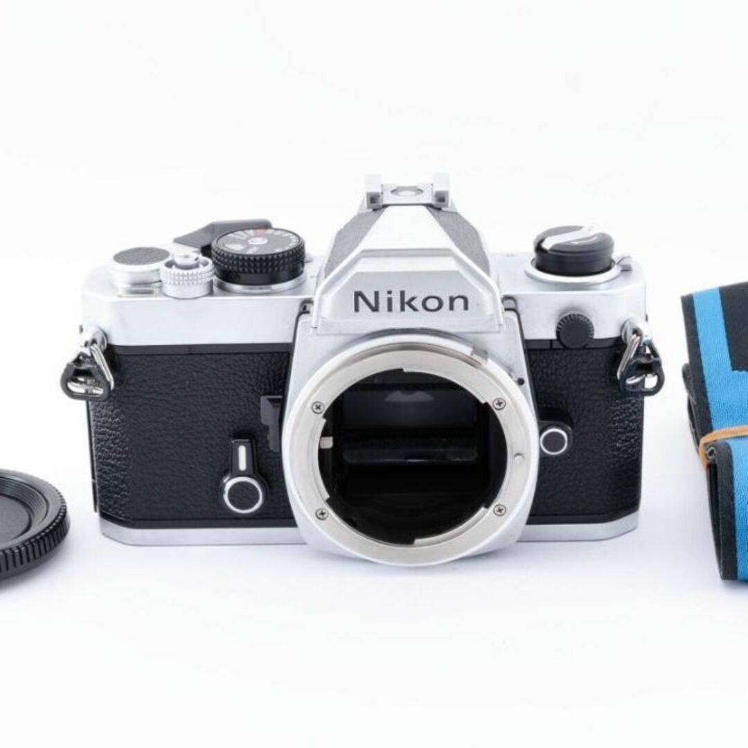 美品 NIKON FM シルバー フィルムカメラ　モルト新品交換済 B100