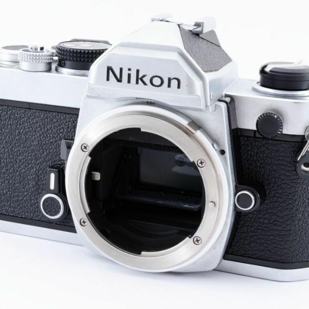 美品 NIKON FM シルバー フィルムカメラ　モルト新品交換済 B100