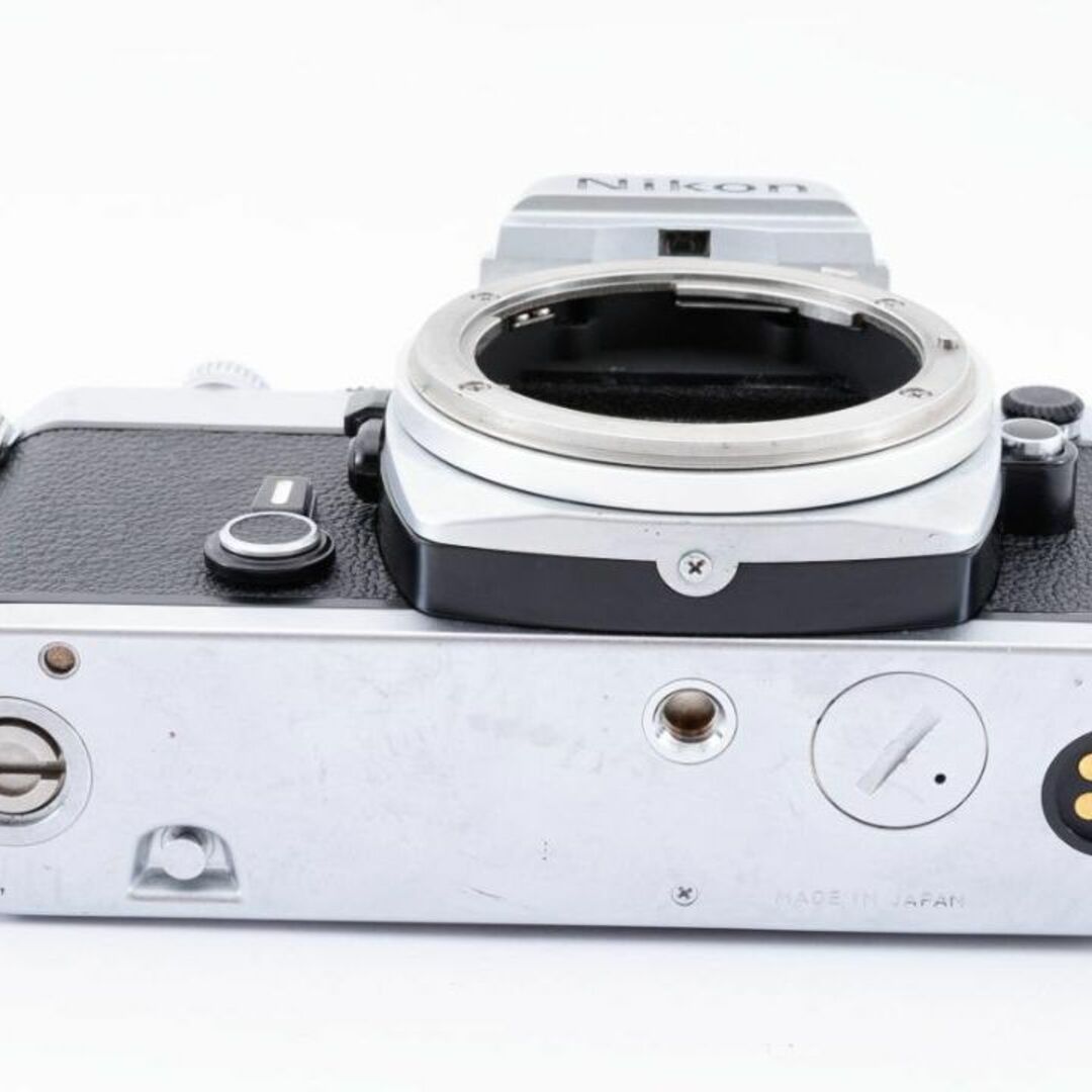 美品 NIKON FM シルバー フィルムカメラ　モルト新品交換済 B100