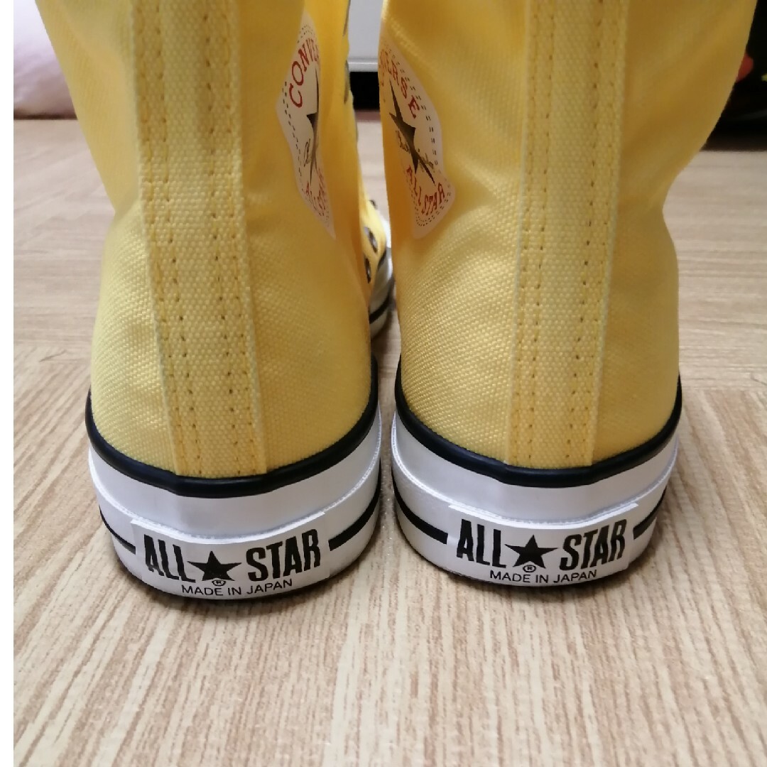 ALL STAR（CONVERSE）(オールスター)のコンバース　オールスター　ハイカット　イエロー　27センチ メンズの靴/シューズ(スニーカー)の商品写真