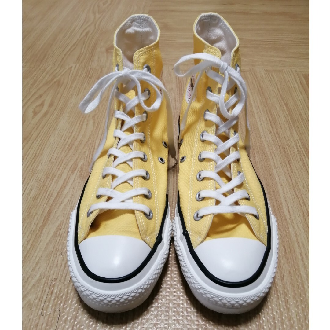 ALL STAR（CONVERSE）(オールスター)のコンバース　オールスター　ハイカット　イエロー　27センチ メンズの靴/シューズ(スニーカー)の商品写真