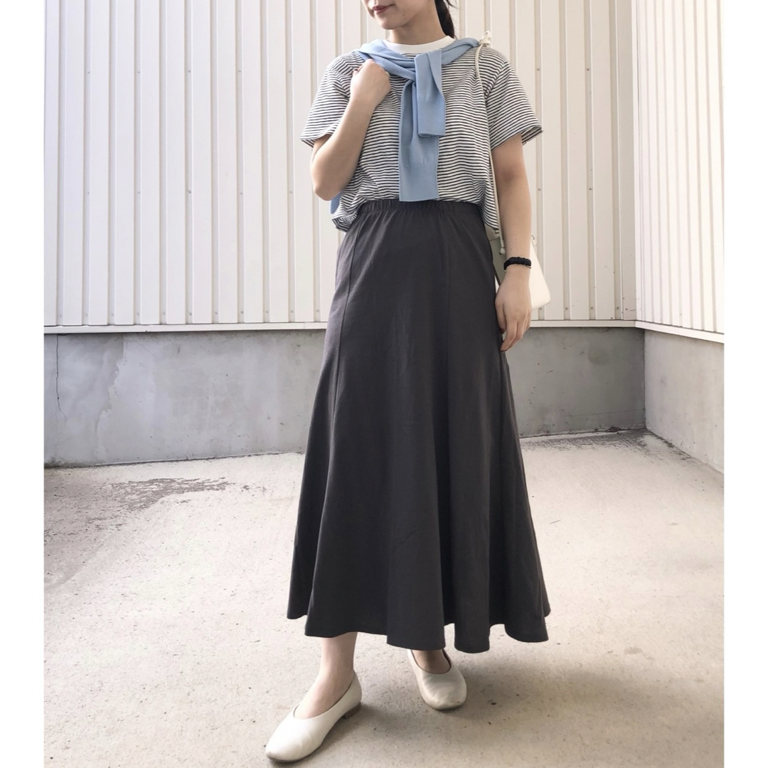 UNIQLO(ユニクロ)のユニクロ　フレアロングスカート レディースのスカート(ロングスカート)の商品写真