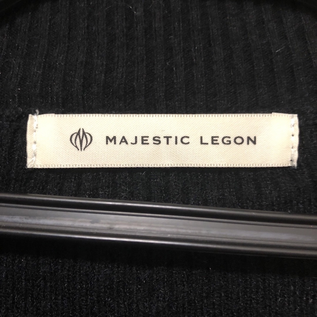 MAJESTIC LEGON(マジェスティックレゴン)のマジェスティックレゴン　黒ニット レディースのトップス(ニット/セーター)の商品写真