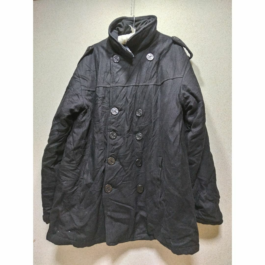 1982z【秋冬コーデ】CELLANGINO US古着 ピーコート XLサイズ メンズのジャケット/アウター(ピーコート)の商品写真