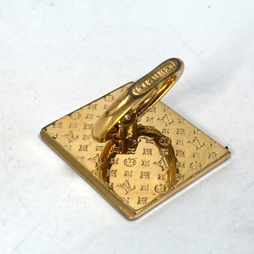 その他ルイヴィトン LOUIS VUITTON サポート テレフォン ナノグラム M64868 携帯アクセサリー スマートフォンアクセサリー スマホリング バンカーリング メタル ゴールド