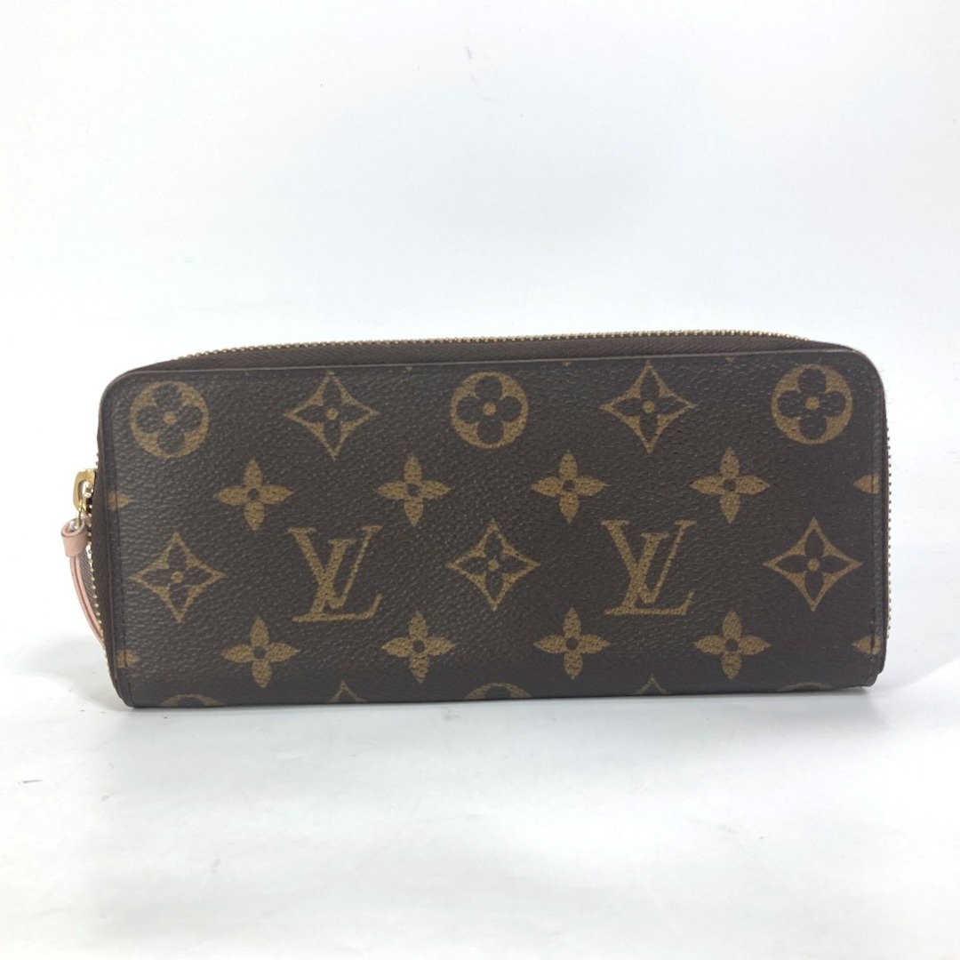 ルイヴィトン LOUIS VUITTON ポルトフォイユ・クレマンス M61298 モノグラム ラウンドファスナー 長財布 モノグラムキャンバス ローズバレリーヌ ピンク