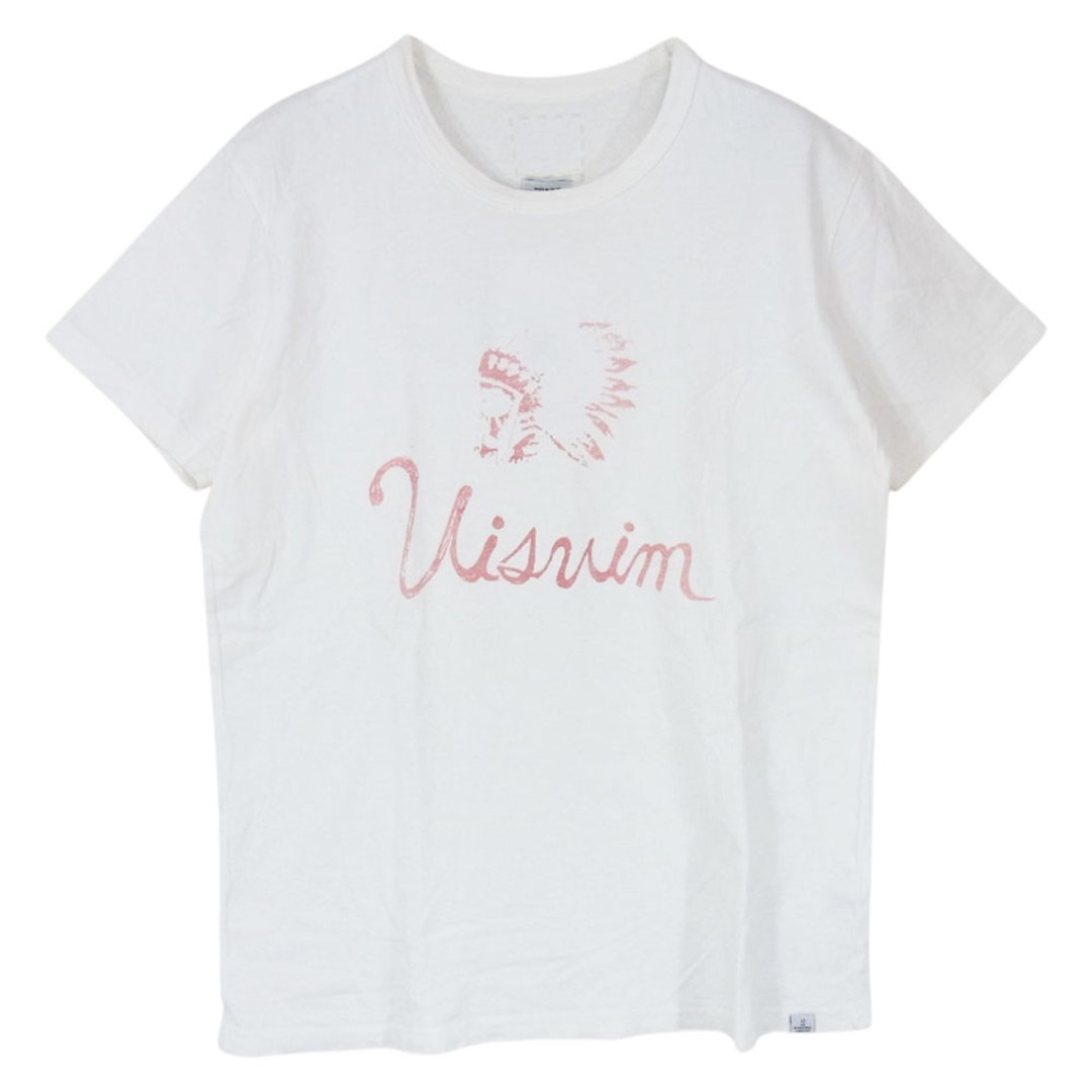 1肩幅VISVIM ビズビム Ｔシャツ 0116105010053 ロゴ インディアン プリント 半袖 Tシャツ ホワイト系 1