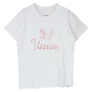 ヴィスヴィム(VISVIM)のVISVIM ビズビム Ｔシャツ 0116105010053 ロゴ インディアン プリント 半袖 Tシャツ ホワイト系 1【中古】(シャツ)