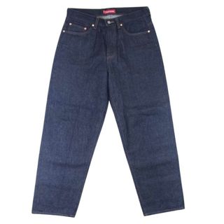 シュプリーム(Supreme)のSupreme シュプリーム デニムパンツ 22AW rigid baggy jean リジッド バギー ジーンズ デニム パンツ ロゴ刺繍 インディゴブルー系 30【極上美品】【中古】(その他)