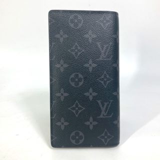 ルイヴィトン(LOUIS VUITTON)のルイヴィトン LOUIS VUITTON ポルトフォイユ・ブラザ M61697 モノグラム・エクリプス 2つ折り 長財布 モノグラムエクリプスキャンバス ブラック(長財布)