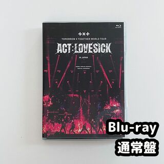 トゥモローバイトゥギャザー(TOMORROW X TOGETHER)のTXT ACT:LOVESICK in JAPAN Blu-ray 通常盤(アイドル)