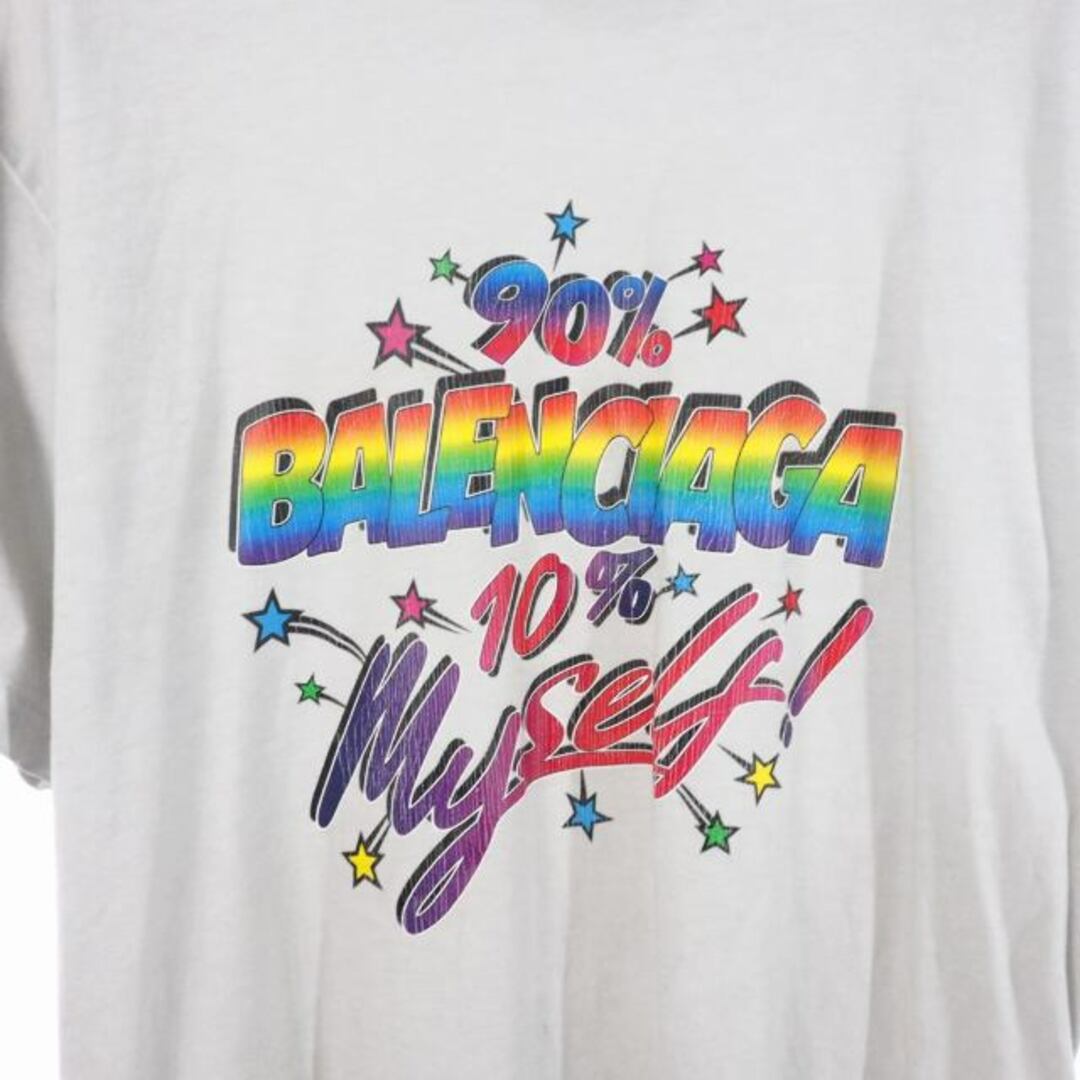 Balenciaga - バレンシアガ 22AW 90/10 プリント オーバーサイズ T