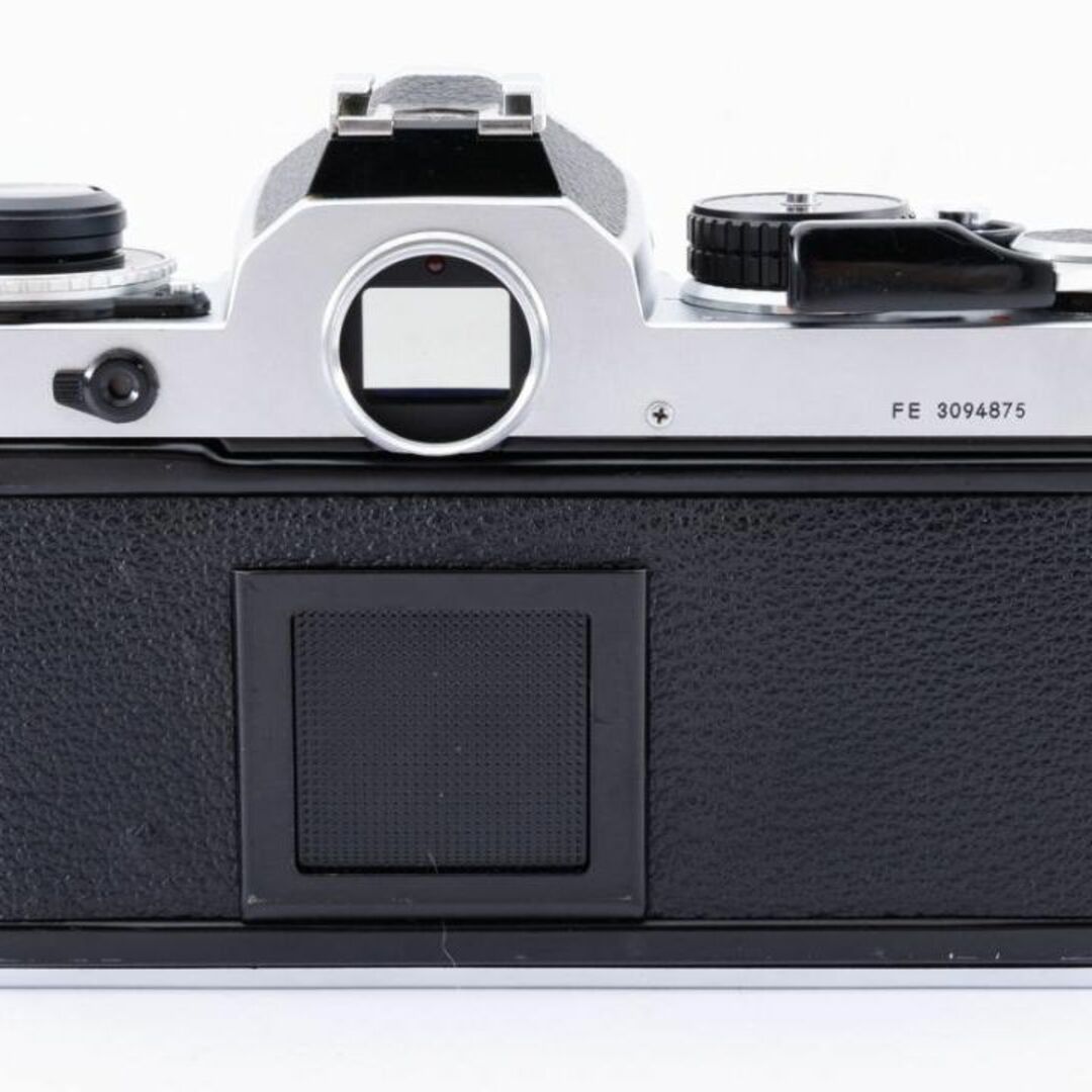 美品 NIKON　FE シルバー　 フィルムカメラ　モルト新品交換済　Y976