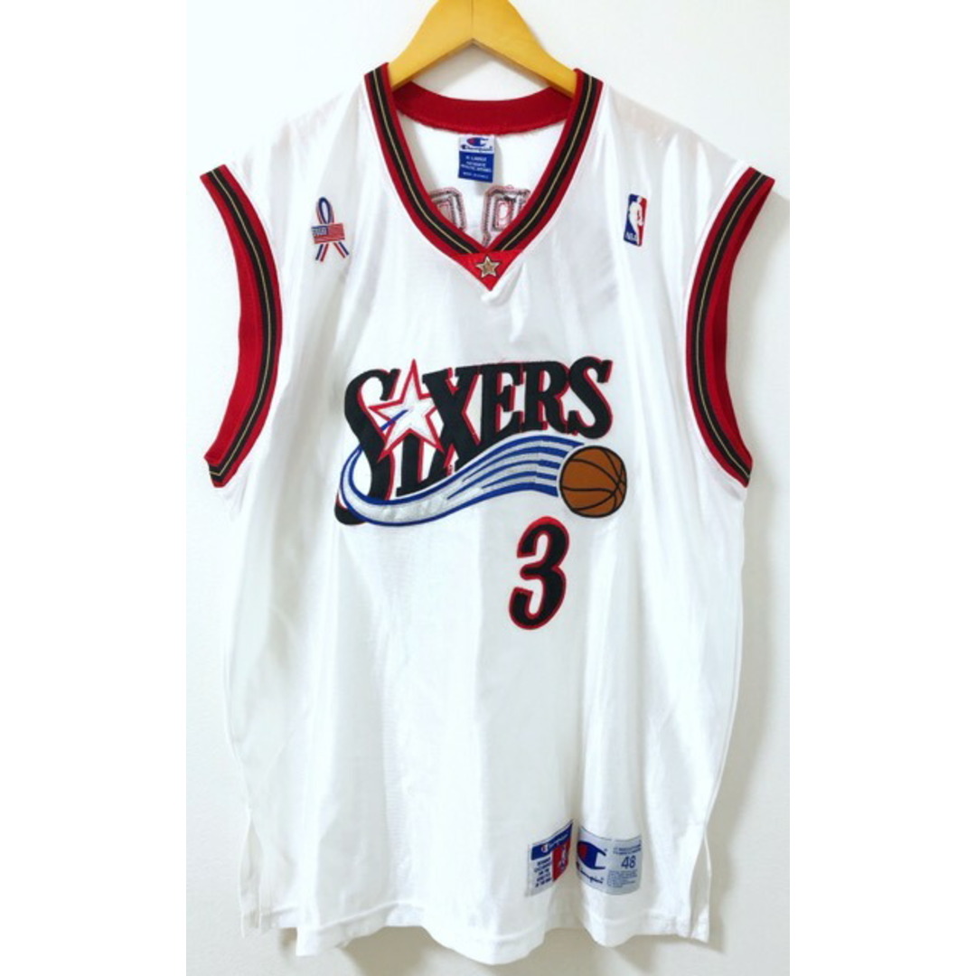 新品　NBA　ユニフォーム　タンクトップ　メンズM　アイバーソン　SIXERS