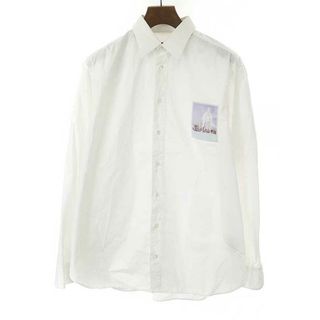 タグ付raf simons 19ss フォトプリント　オーバーサイズシャツ　48