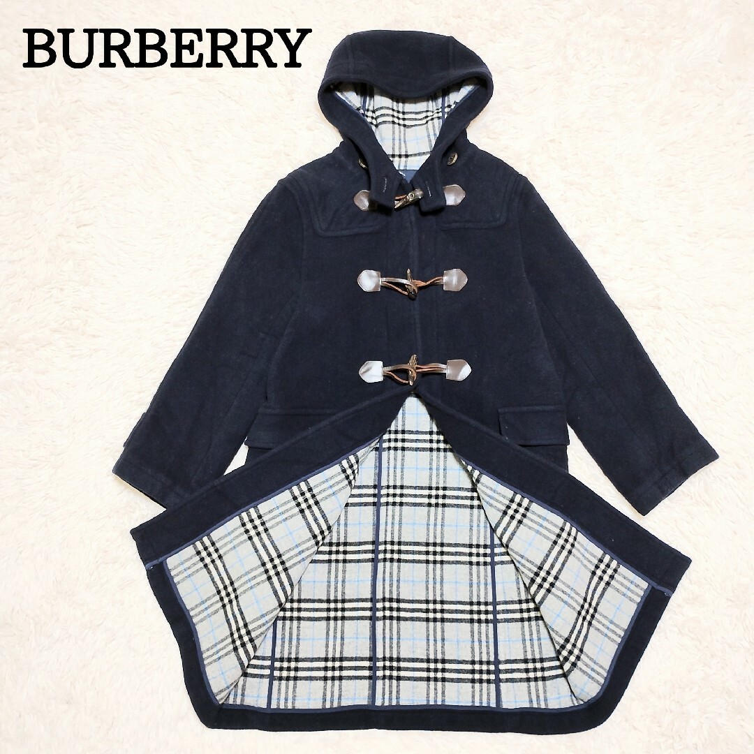 BURBERRY - 希少 バーバリーロンドン ダッフルコート ウール 裏地ノバ