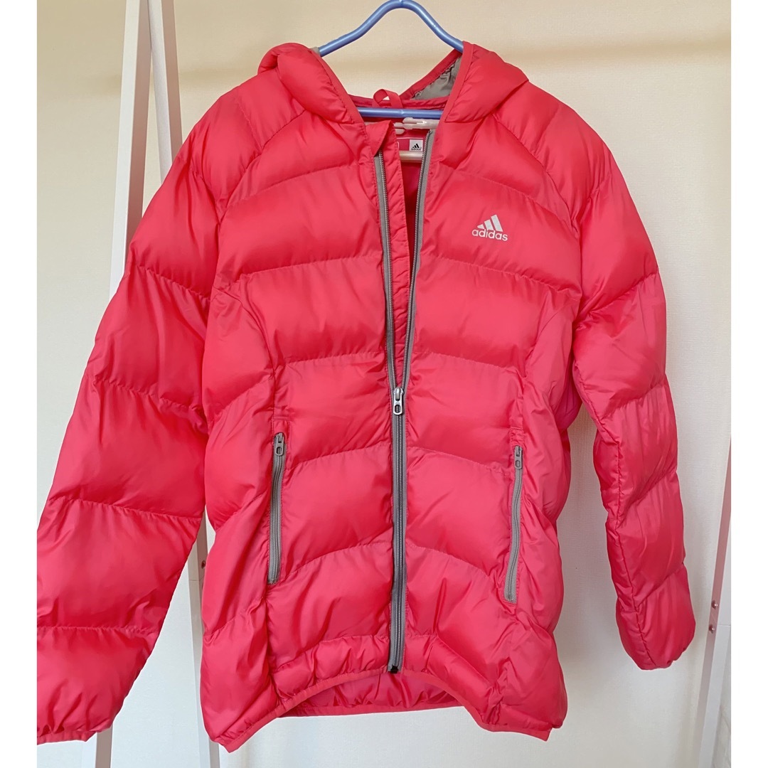 adidas(アディダス)のアウターAdidas 160 キッズ/ベビー/マタニティのキッズ服女の子用(90cm~)(ジャケット/上着)の商品写真