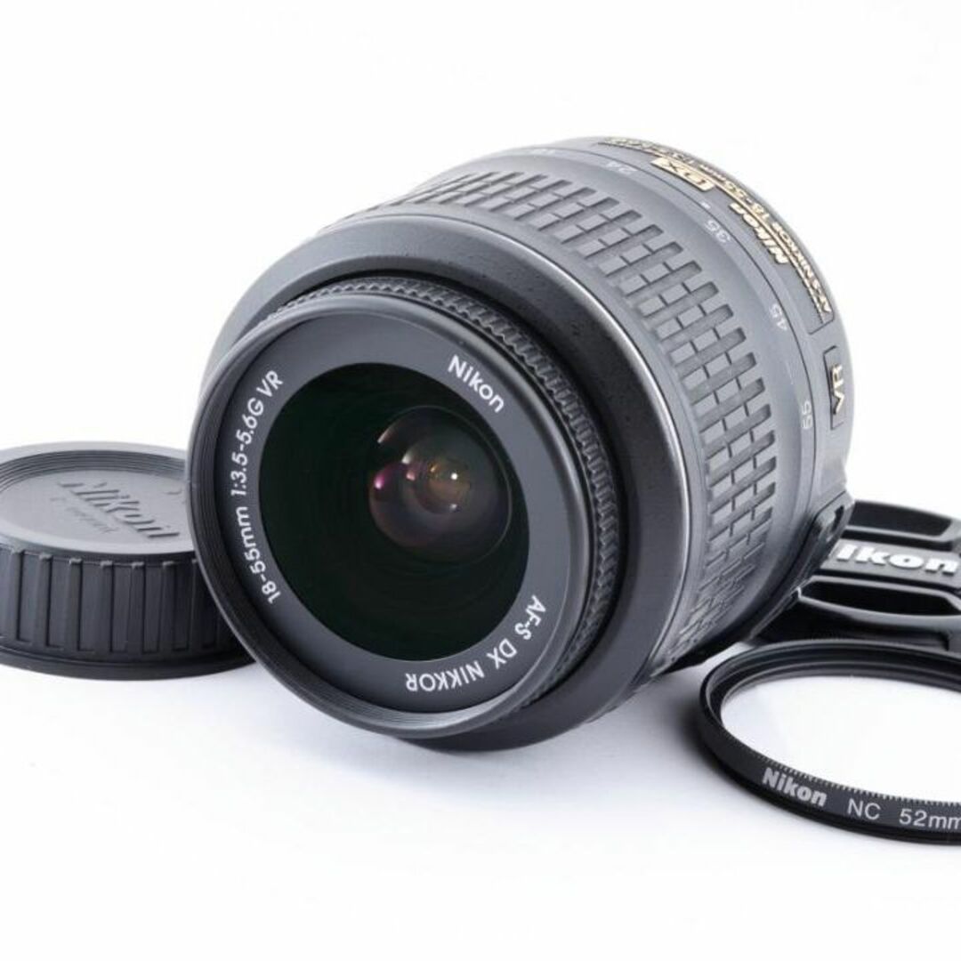 超美品 ニコン AF-S 18-55mm f3.5-5.6G　レンズ　B065