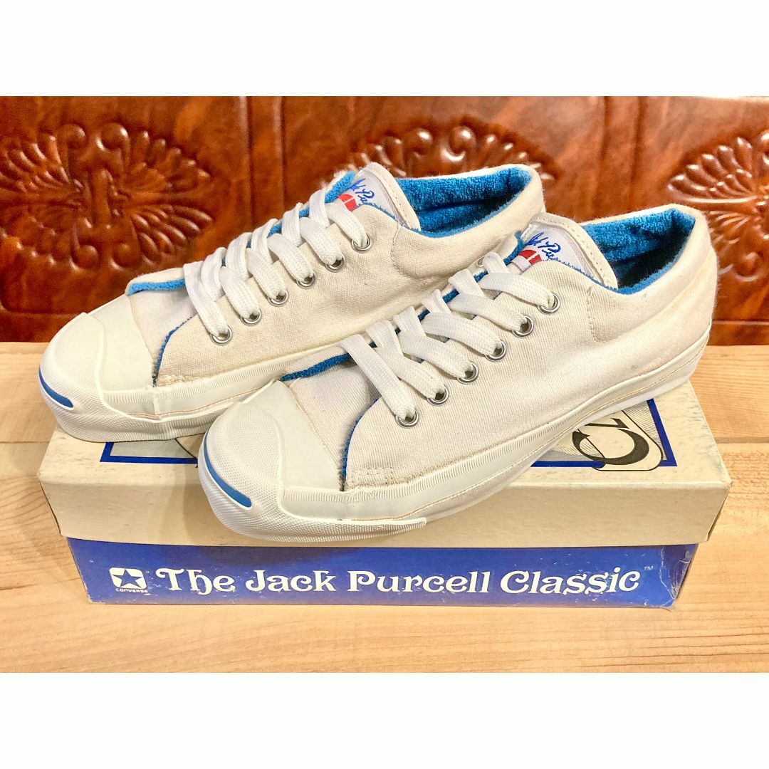 CONVERSE - ☆80s!USA!レア!コンバース ジャックパーセル 白 デッド 239☆の通販 by freestars|コンバースならラクマ CONVERSE - ☆80s!USA!レア!コンバース ジャックパーセル 白 デッド 239☆の通販 by freestars|コンバースならラクマ