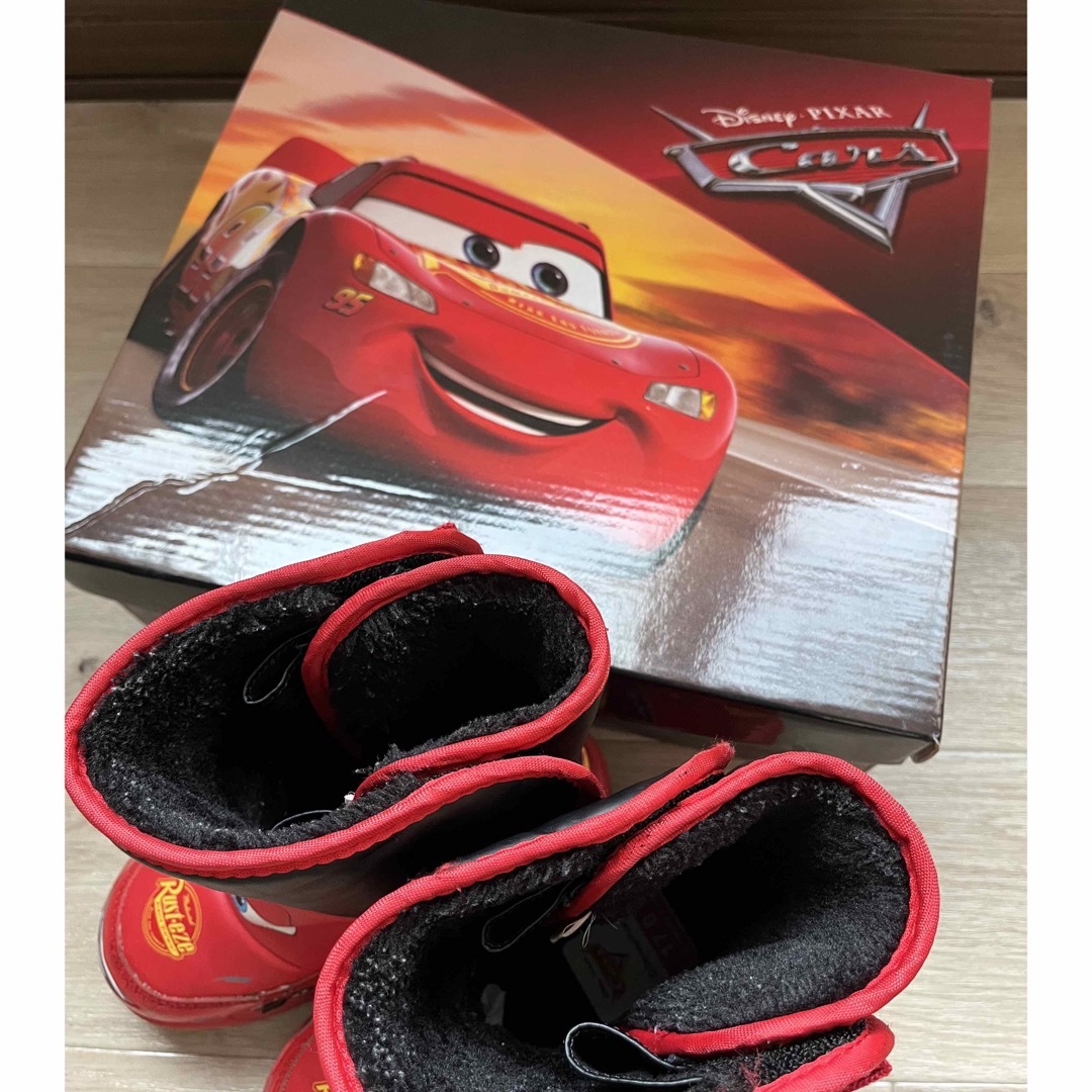 Disney(ディズニー)のカーズ　ブーツ　17センチ キッズ/ベビー/マタニティのキッズ靴/シューズ(15cm~)(ブーツ)の商品写真