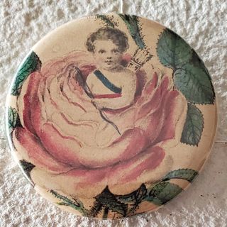 【新品】 ジョンデリアン 缶バッジ ③ 薔薇 子供