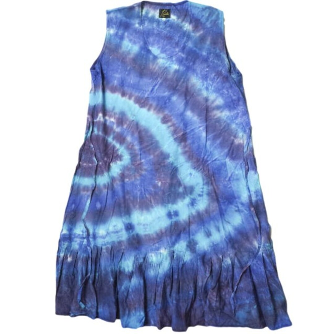 Needles x BEAMS BOY ニードルス ビームスボーイ 19SS 別注 日本製 Tiedye Dress タイダイドレス EJ347 2 BLUE ノースリーブ ワンピース トップス【Needles × BEAMS BOY】