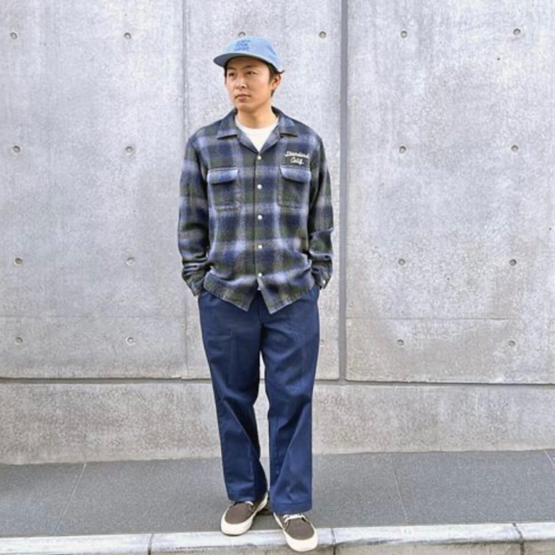 STANDARD CALIFORNIA(スタンダードカリフォルニア)のスタンダードカリフォルニア SD Wool Check Shirt ブルー M メンズのトップス(シャツ)の商品写真