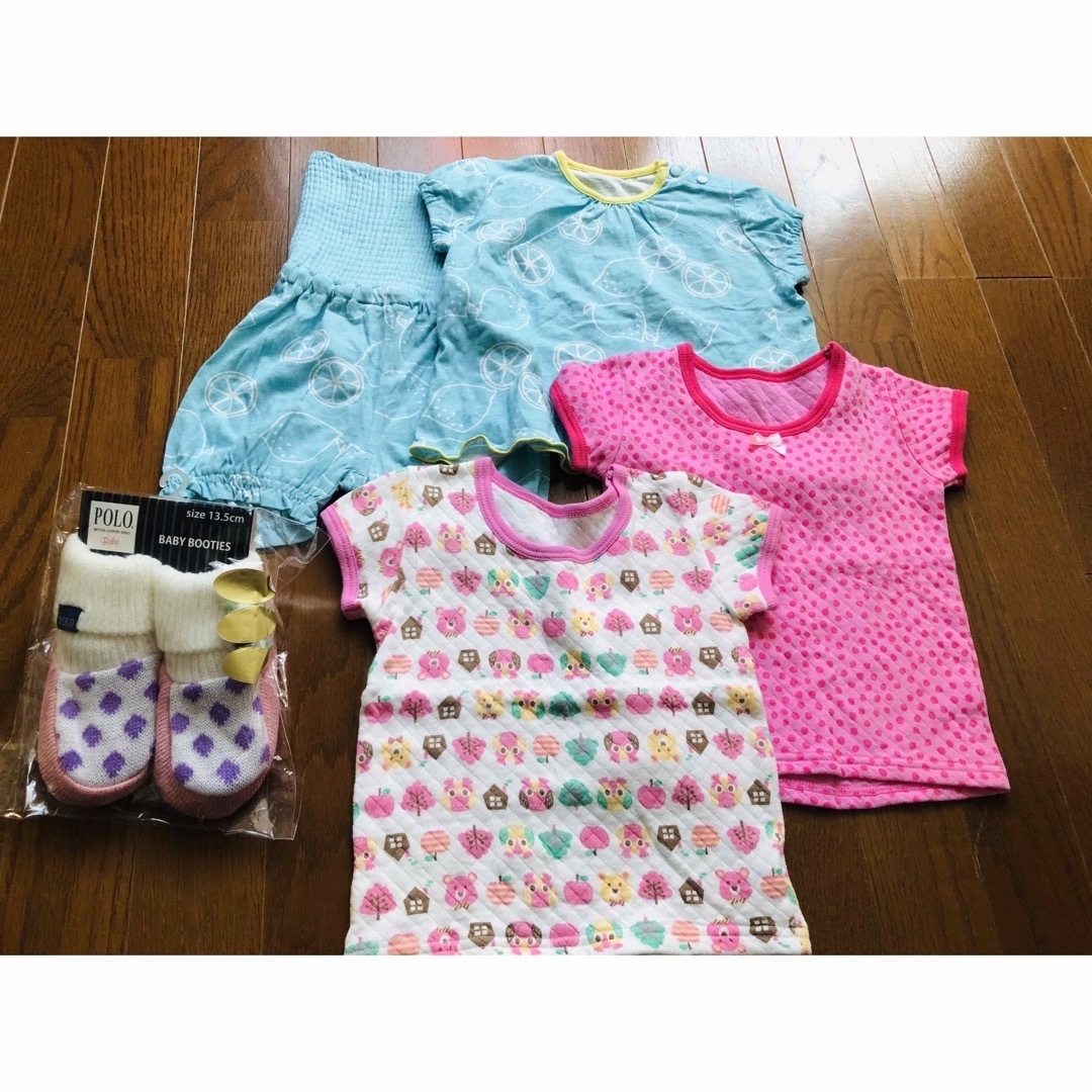 Branshes(ブランシェス)のベビー服　帽子　シューズ　80サイズ　まとめ売り　16着 キッズ/ベビー/マタニティのベビー服(~85cm)(ワンピース)の商品写真