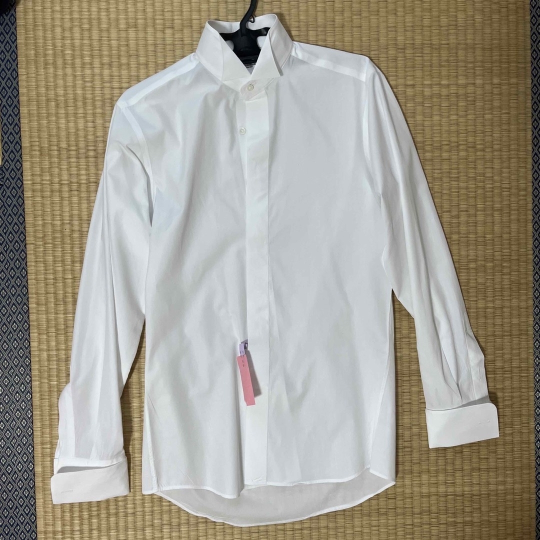 アンテリーベ メンズ 結婚式 シャツ立ち襟 メンズのトップス(シャツ)の商品写真