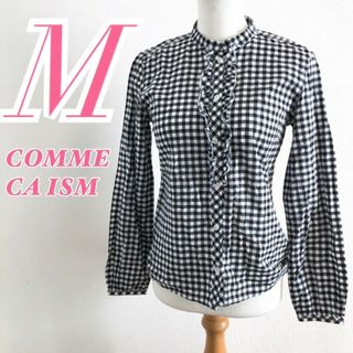 コムサイズム(COMME CA ISM)のCOMME CA ISM　コムサイズム　長袖ブラウス ギンガムチェック きれいめ(シャツ/ブラウス(長袖/七分))