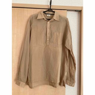 ビームス(BEAMS)のRTH  プルオーバーシャツ シャツ ブラウン 透け感 重ね着 (シャツ/ブラウス(長袖/七分))