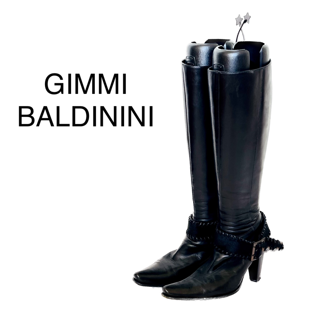 ブーツ使用2〜3回★GIMMI BALDININI  黒ロングブーツ36